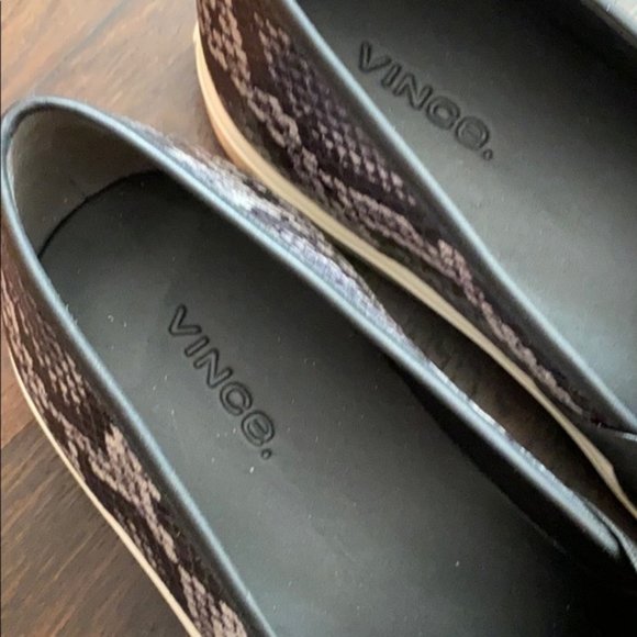 NIB ~ VINCE BLAIR 5 SNAKE SLIP ON SNEAKERS sz 8.5 - Picture 13 of 15